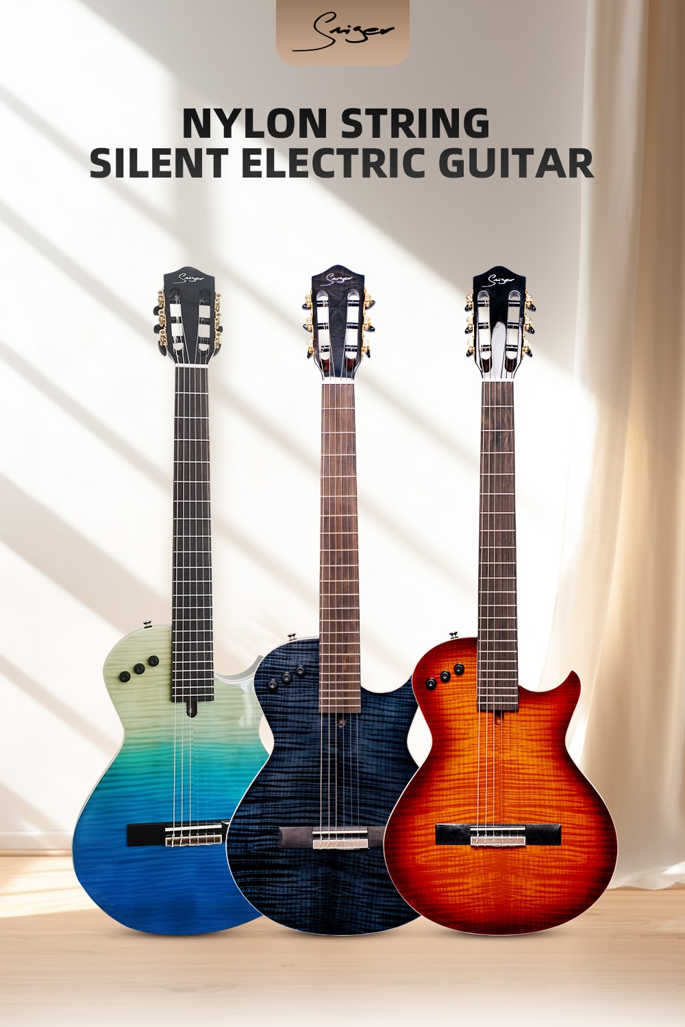 SMİGER ELEKTRO KLASİK GİTAR LE-C2 CS