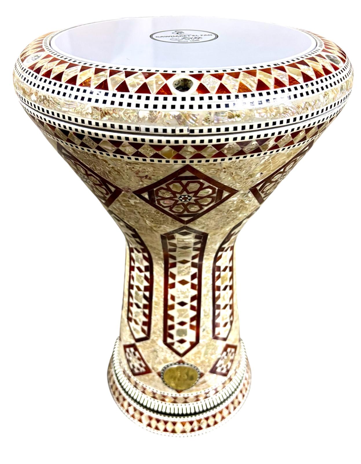 GAWHARET EL-FAN SEDEF İŞLEMELİ DÖKÜM DARBUKA JZ14