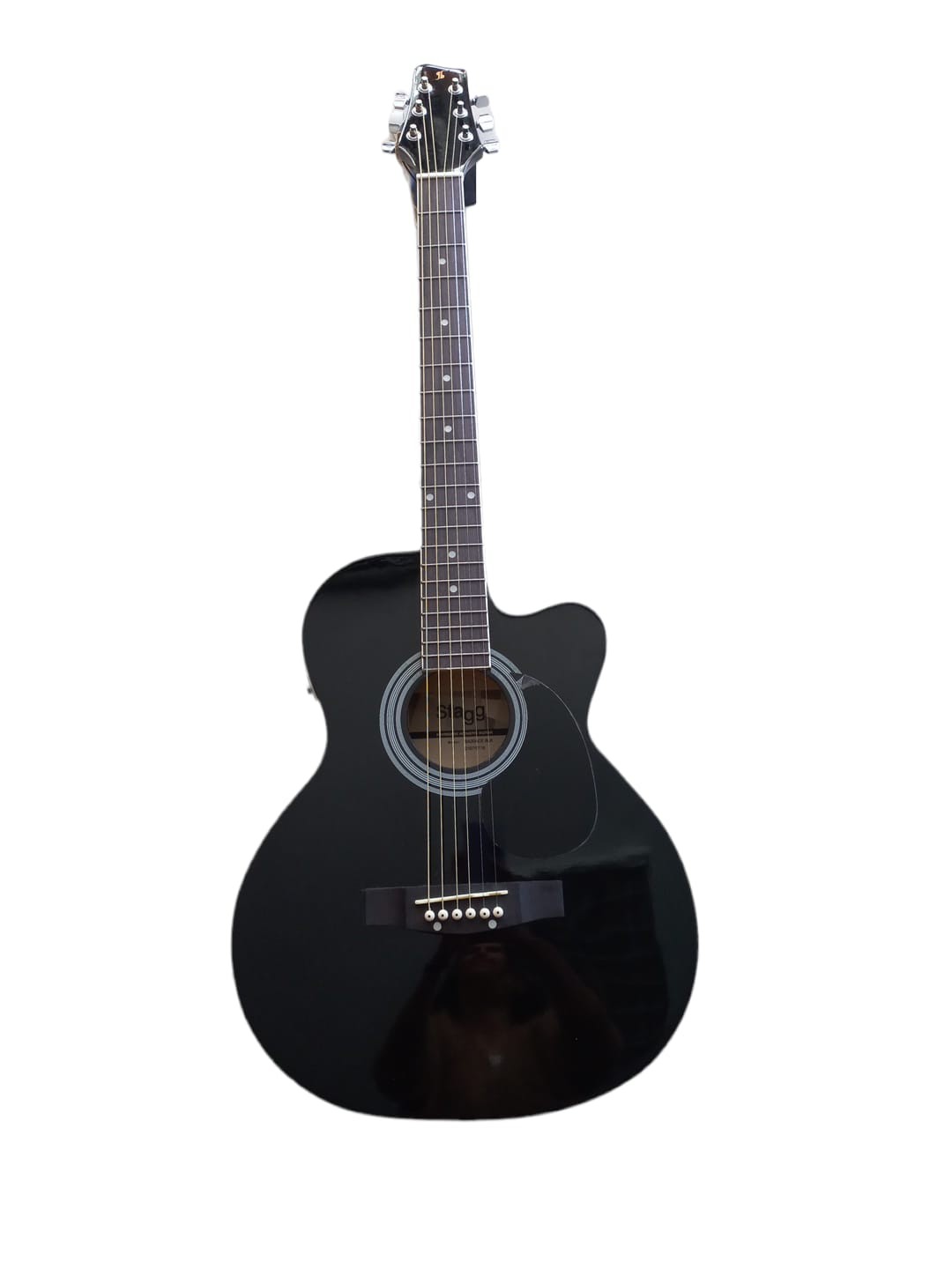 STAGG ELEKTRO AKUSTİK GİTAR SA20ACE-BLK