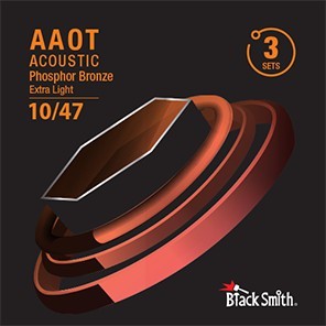 BLACKSMİTH AAPB-1047-3P, Extra Light (010 - 047) ACOUSTİC TEL