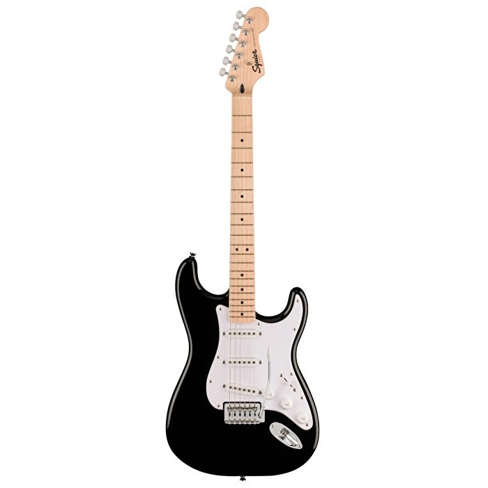 SQUİER SONİC STRATOCASTER AKÇAAĞAÇ KLAVYE SİYAH ELEKTRO GİTAR