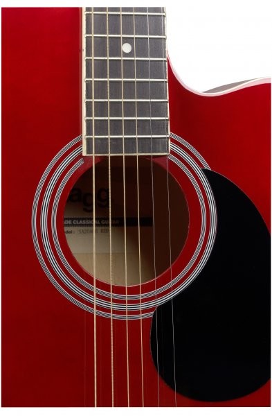 STAGG ELEKTRO AKUSTİK GİTAR SA20ACE-RED