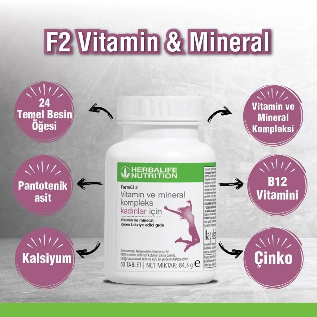 Formül 2 Vitamin ve Mineral Kompleks  60 Tablet