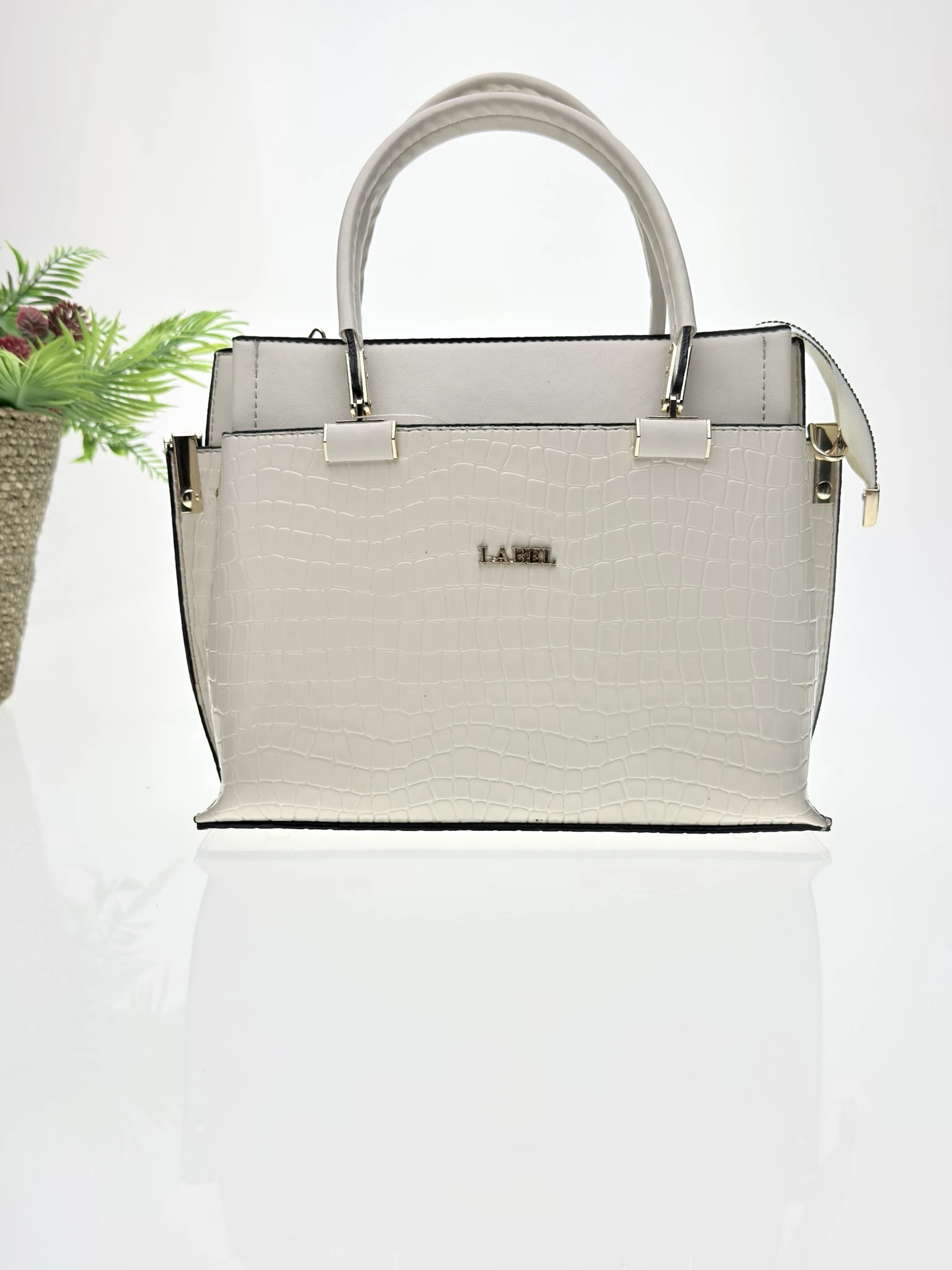 Loofer Kadın Kol Çantası - Krem