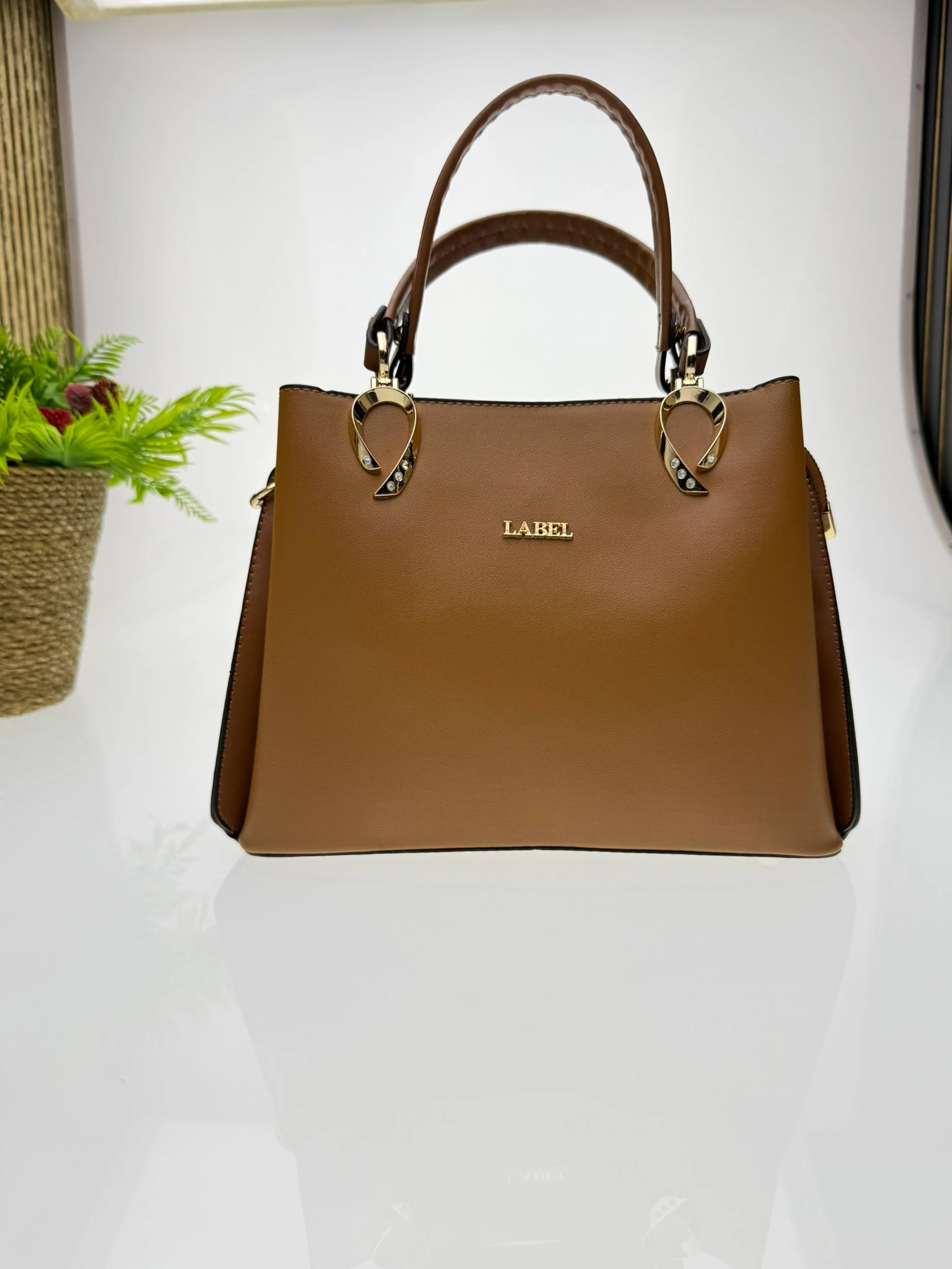 Loofer Kadın Kol Çantası - Taba