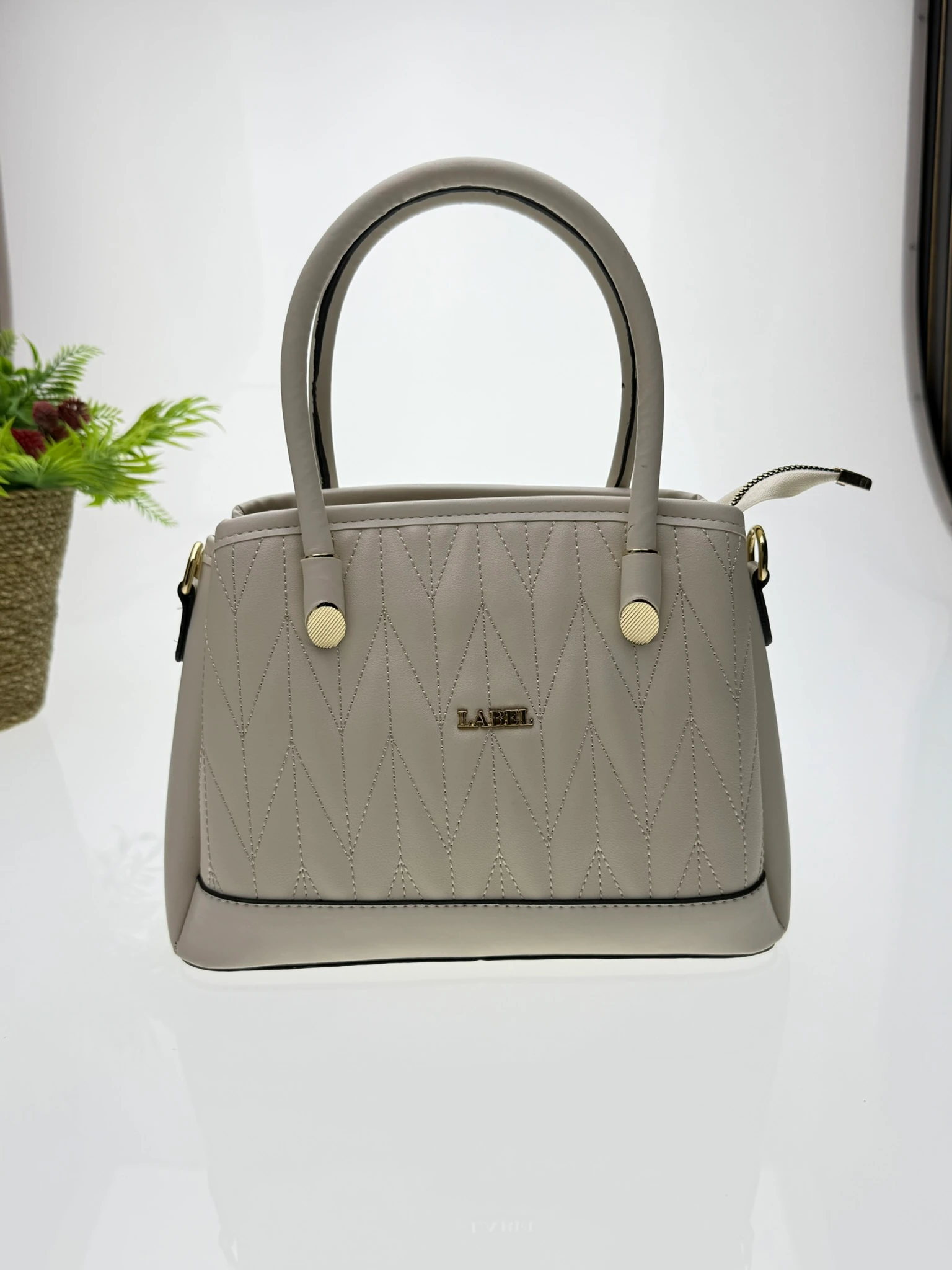 Loofer Kadın Kol Çantası - Krem