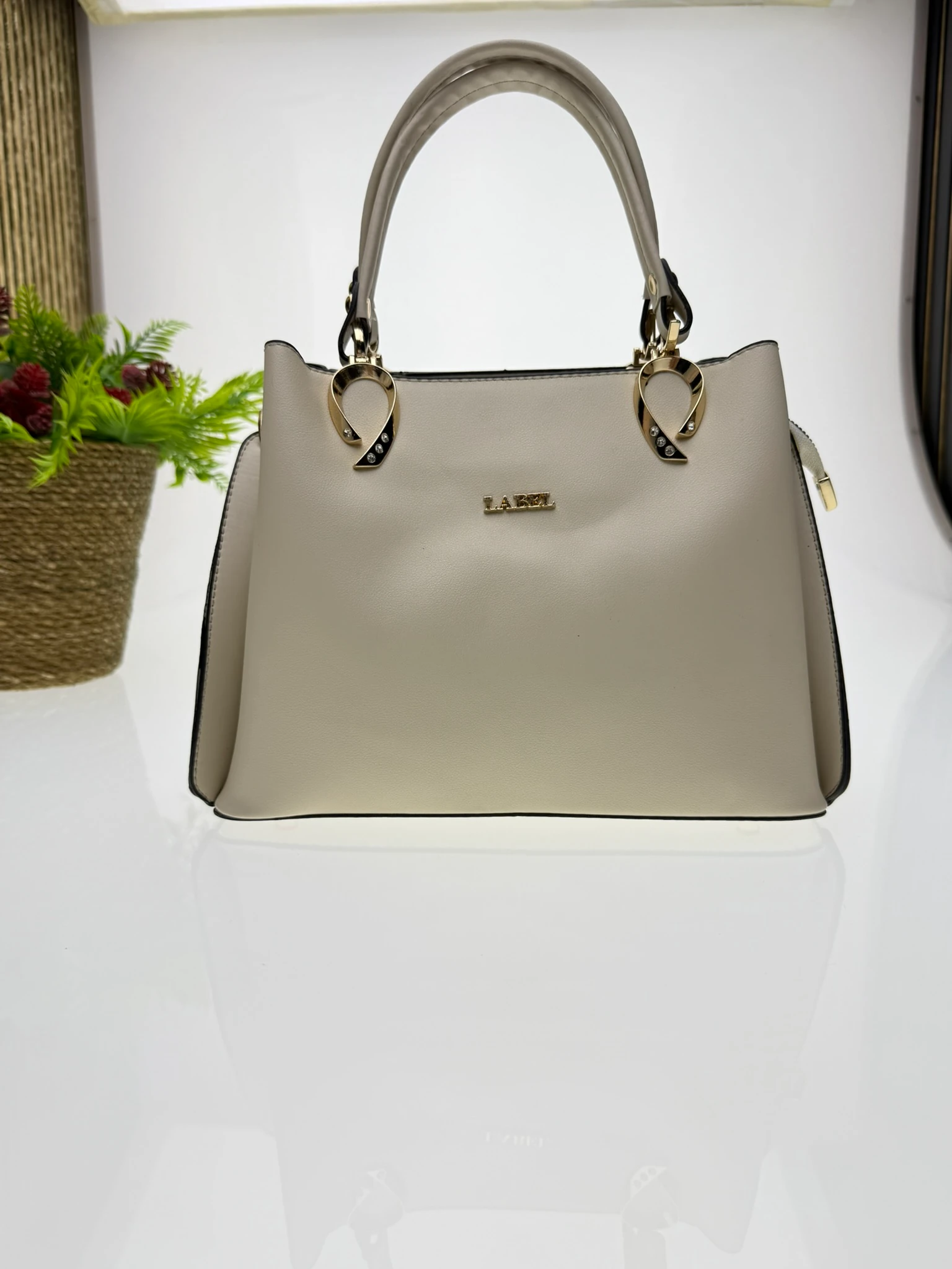 Loofer Kadın Kol Çantası - Krem