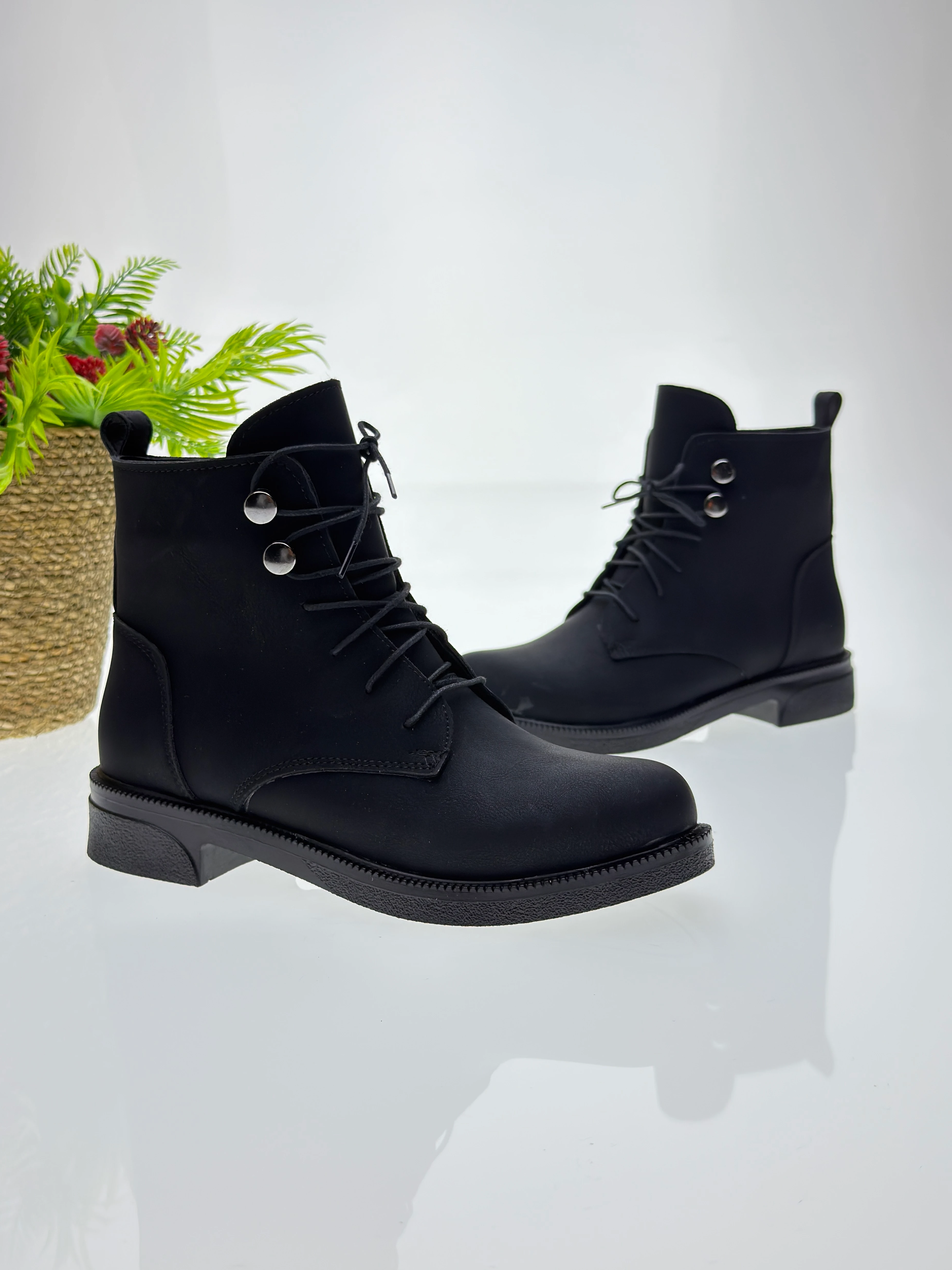 Kadın Ayakakbı - Siyah Mat