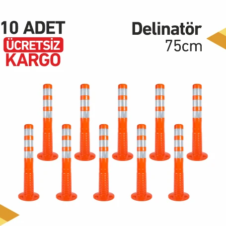 Delinatör 75cm 10 Adet 