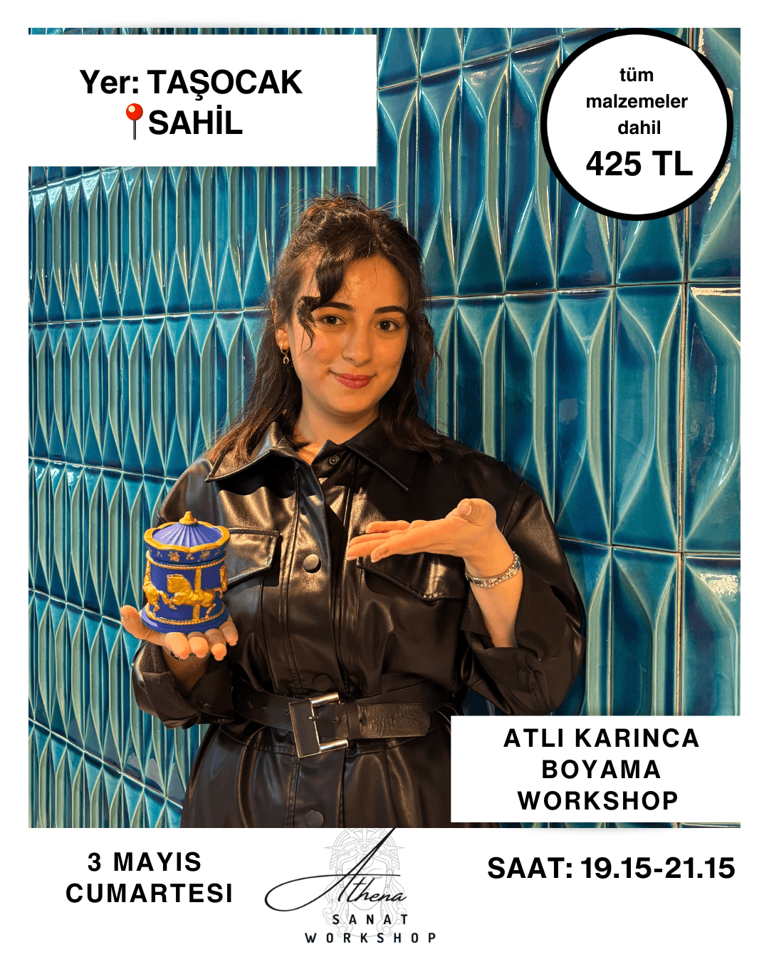 3 Mayıs Cumartesi Atlı Karınca Workshop 