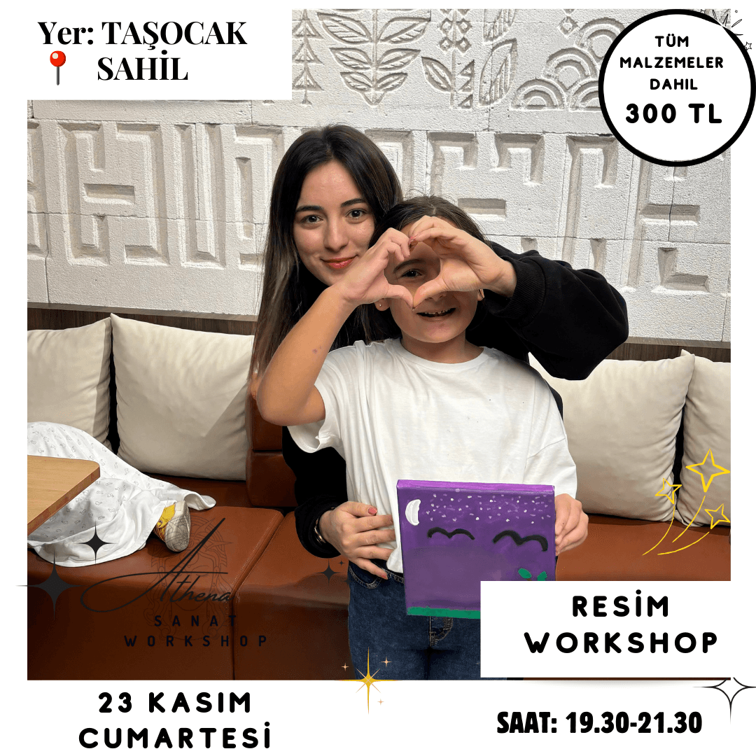 23 Kasım Cumartesi Resim Workshop 