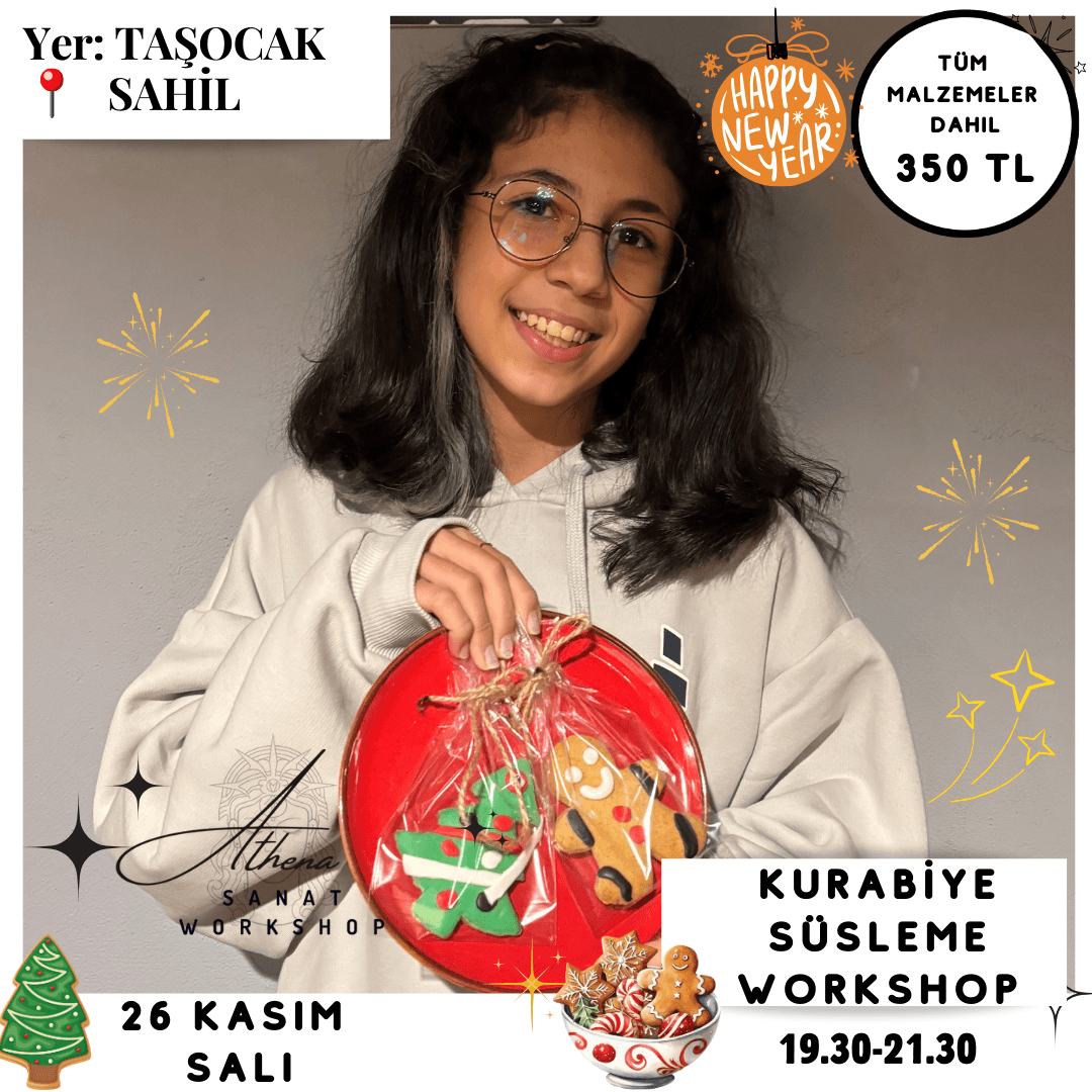 26 Kasım Salı Kurabiye Süsleme Workshop 