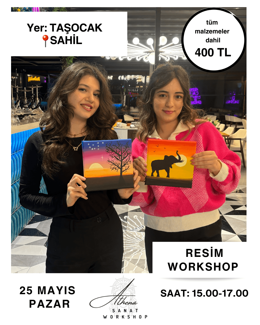 25 Mayıs Pazar Resim Workshop