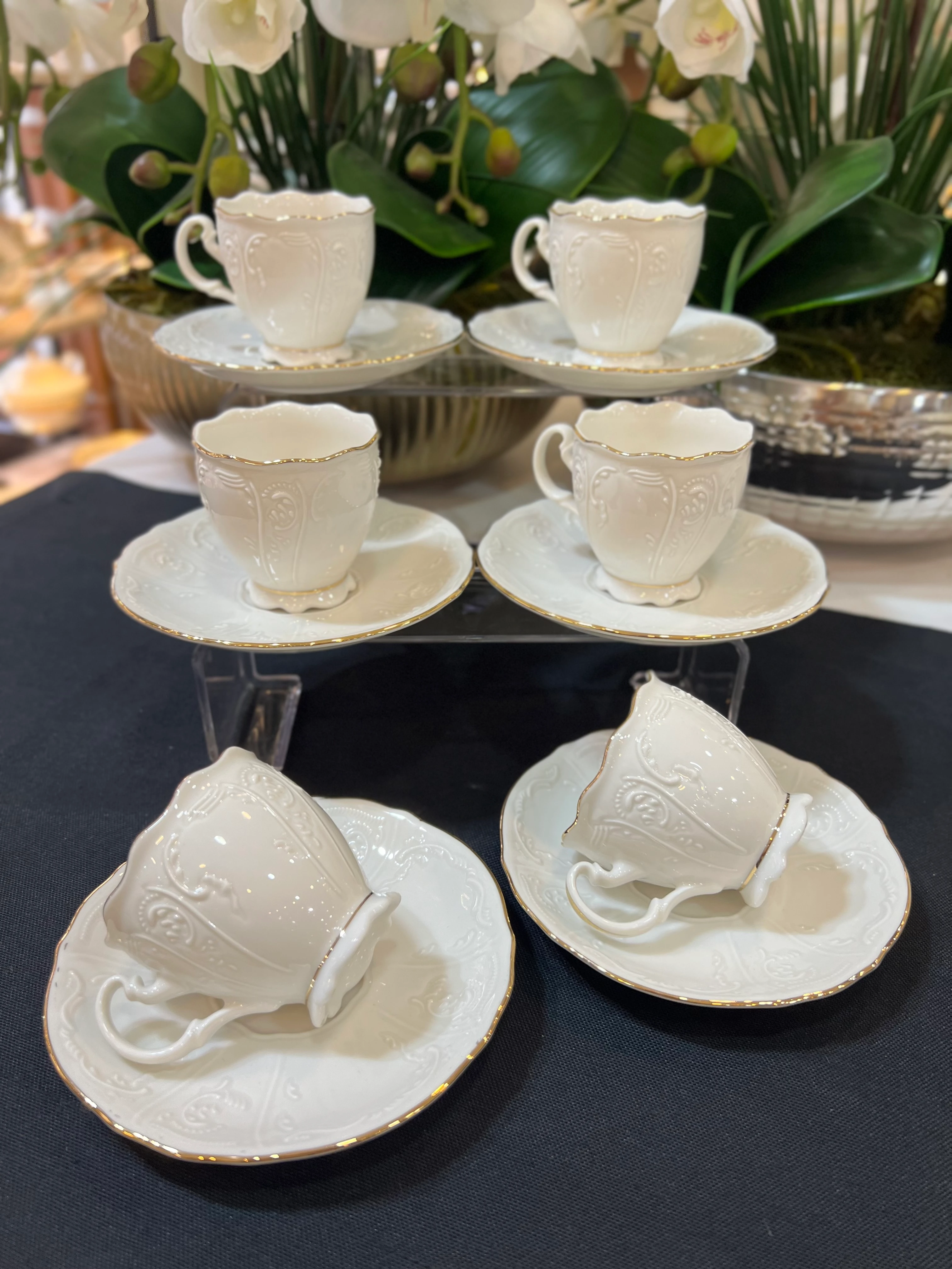 Amara 6 Kişilik Kahve Fincan Takımı Yaldızlı