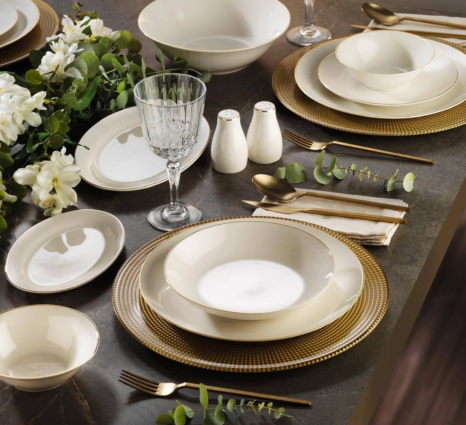 Luna Gold 30 Parça Yemek Takımı