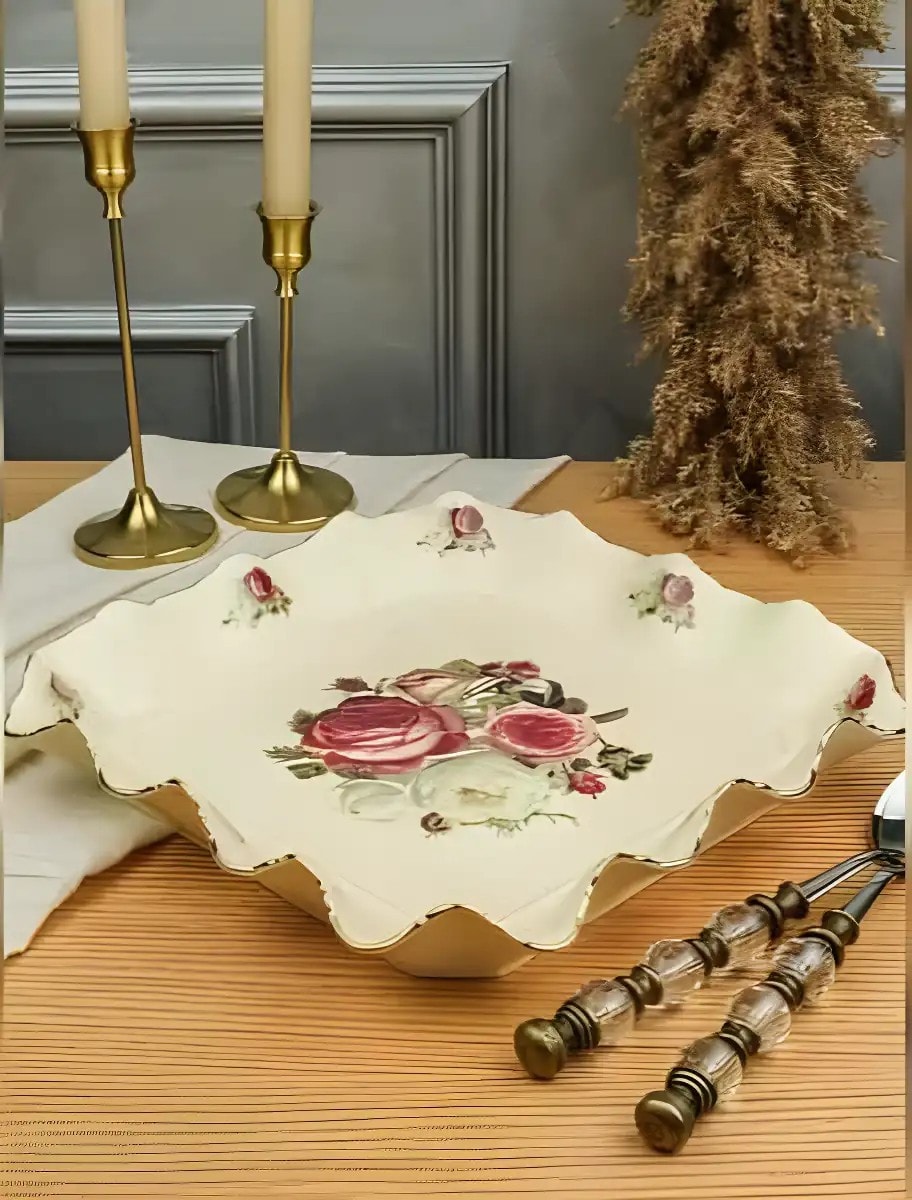 ROSE KARE SUNUM TABAK 31 CM