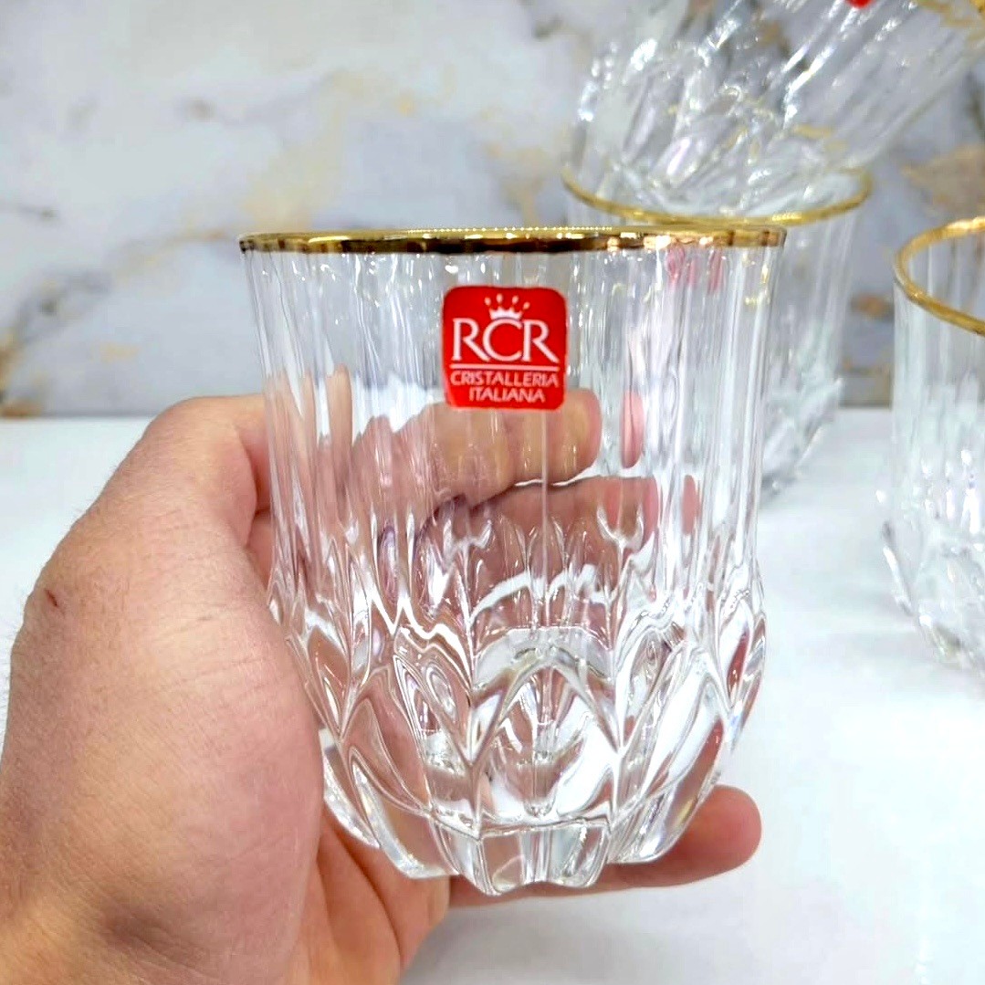 RCR Adagio Altın Yaldızlı Su Bardak 6'ı 350ml