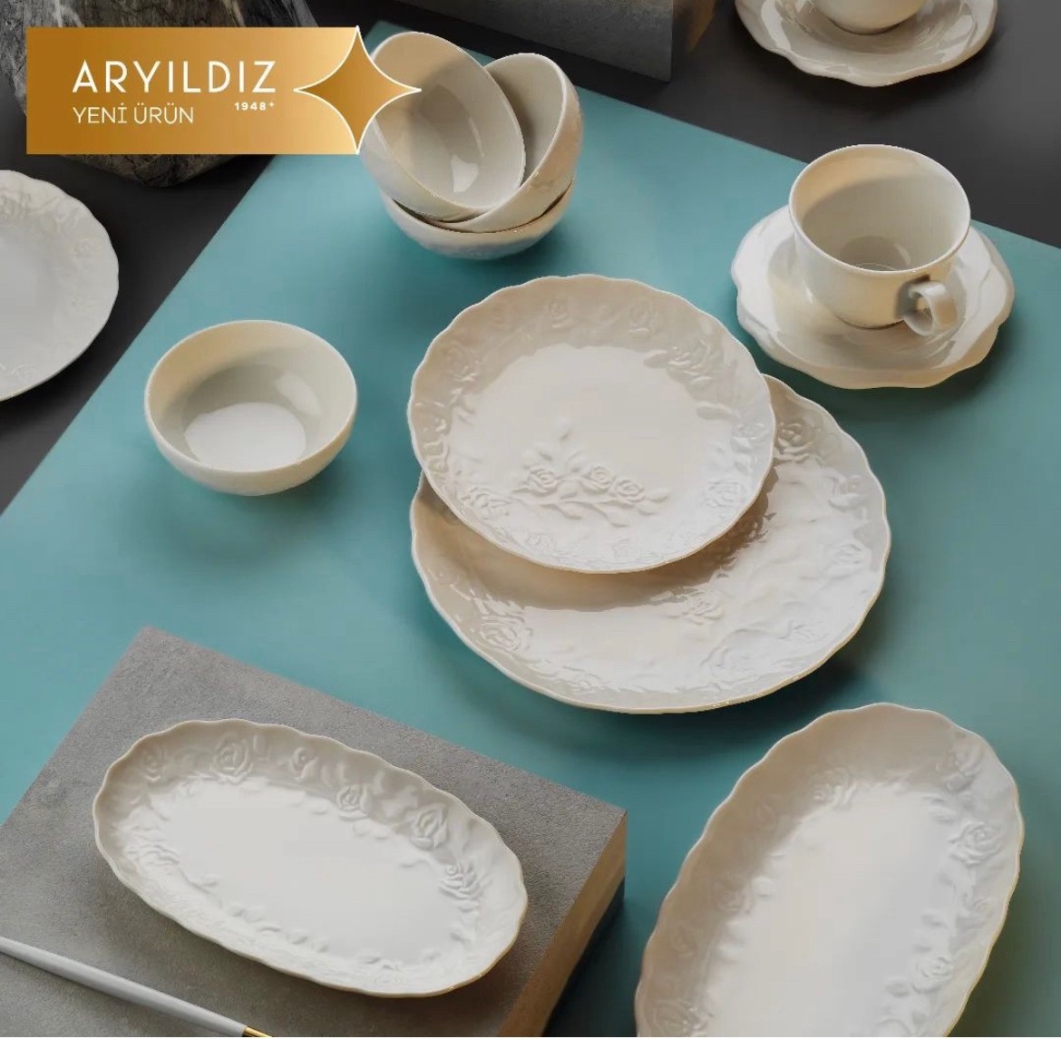 Aryıldız Bella White 6 Kişilik 32 Parça Kahvaltı Takımı