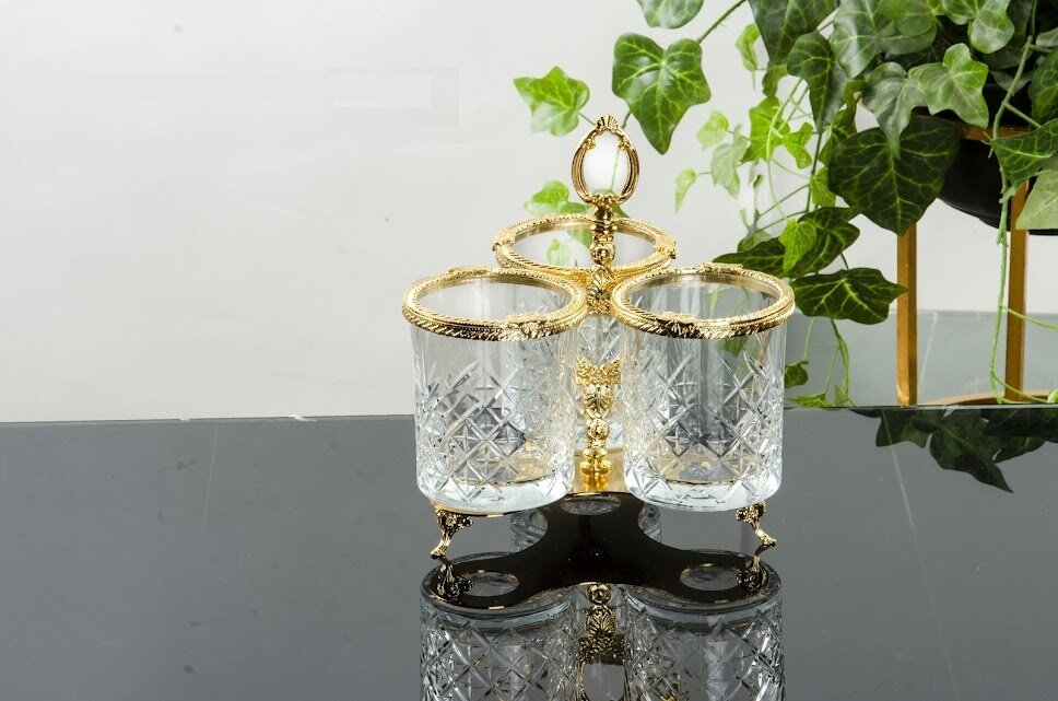 3'lü Kaşıklık Gold