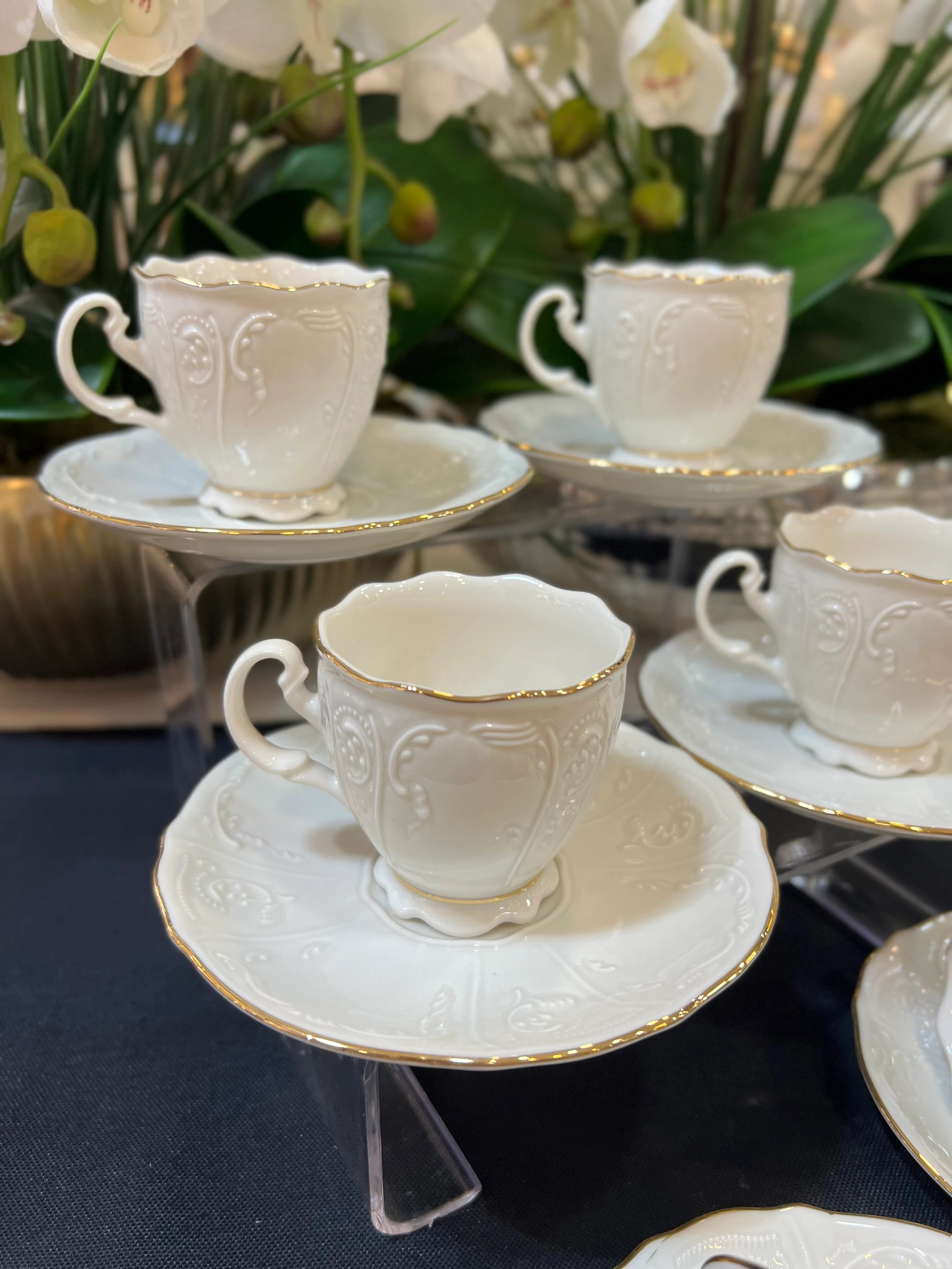 Amara 6 Kişilik Kahve Fincan Takımı Yaldızlı