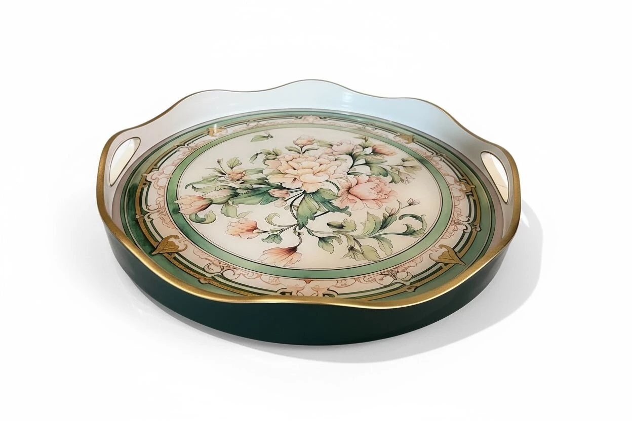 Yuvarlak Modern Tepsi 40*5 cm