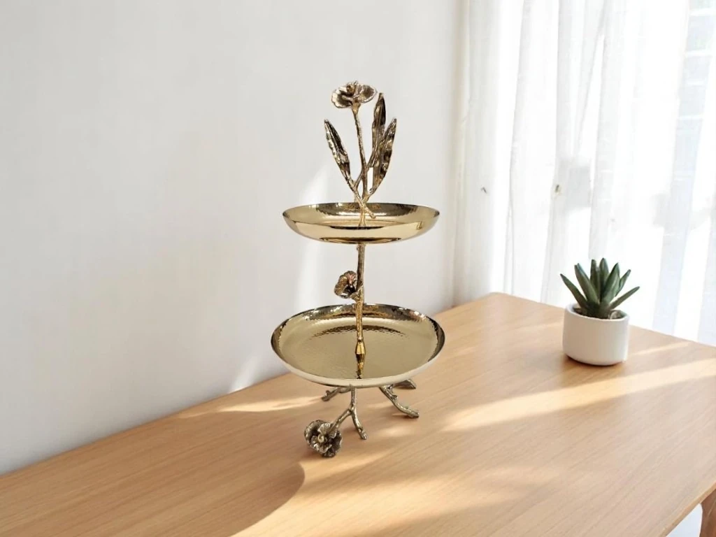 Pirinç Katlı Sunumluk Gold