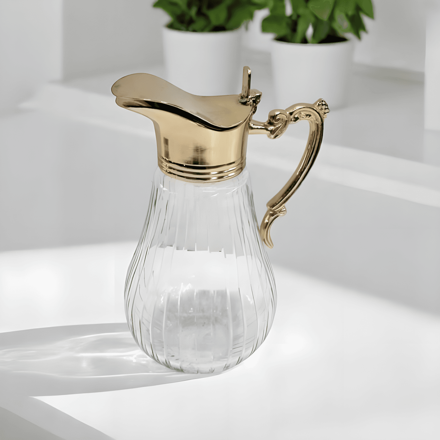 Pirinç Sürahi Gold 1.9lt