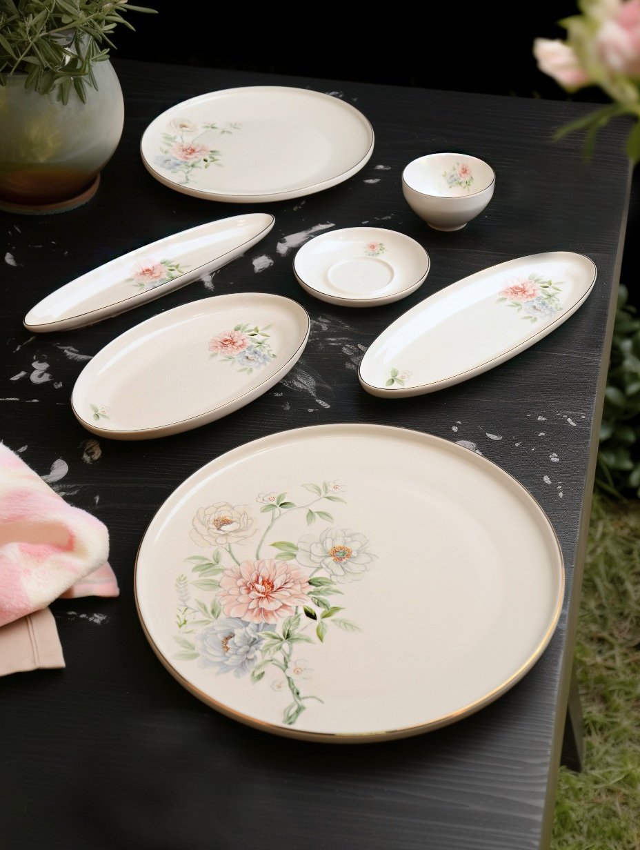 Clodia 25 Parça Porselen Kahvaltı Takımı