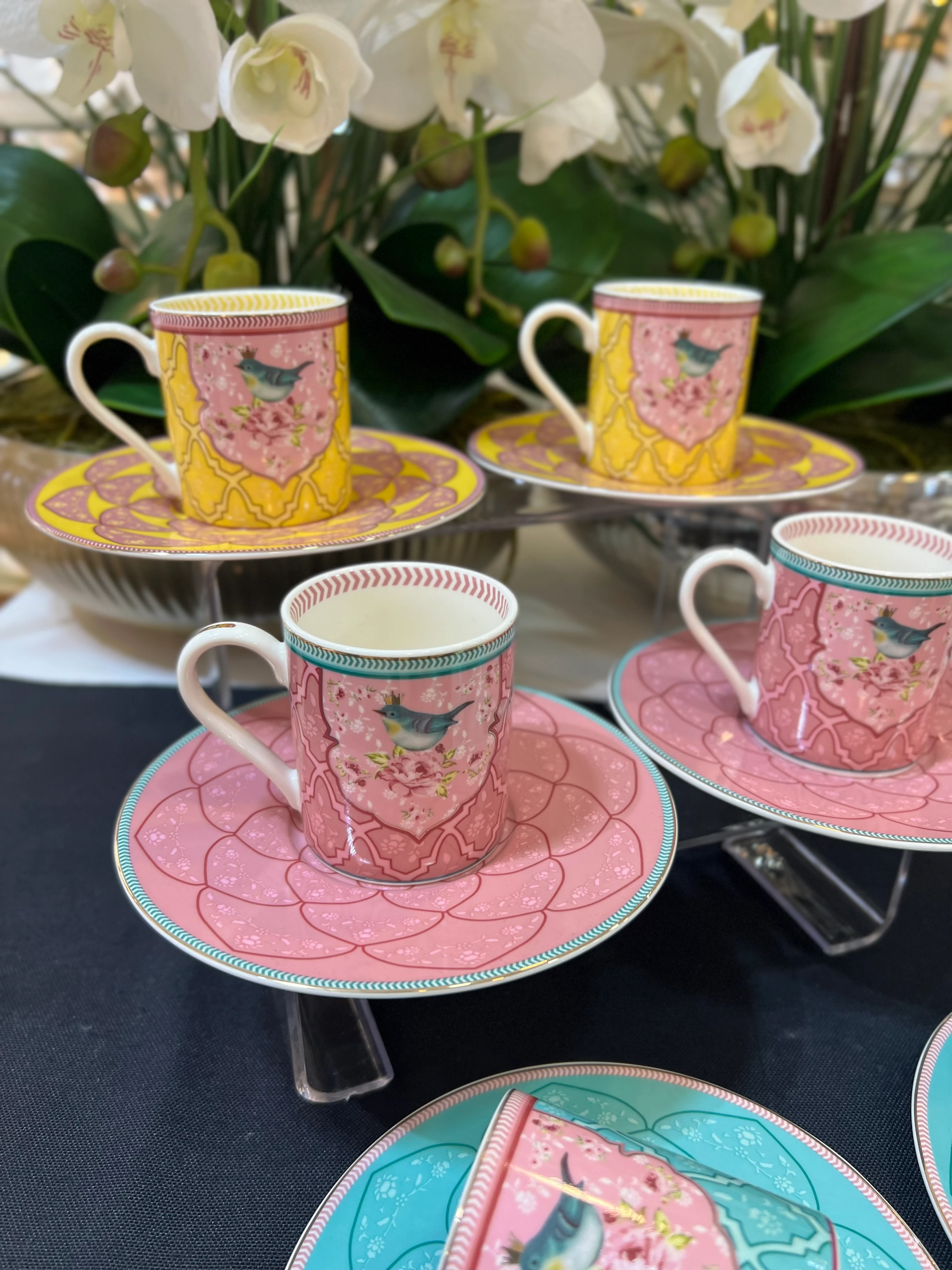 Bird Garden 6 Kişilik Kahve Fincan Takımı