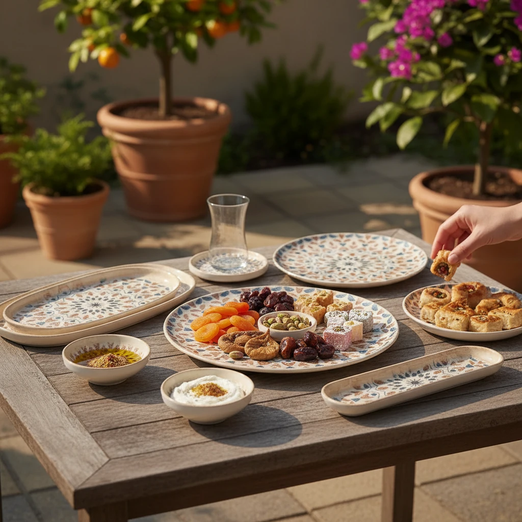 Mria 6 Kişilik 29 Parça Porselen Kahvaltı Takımı