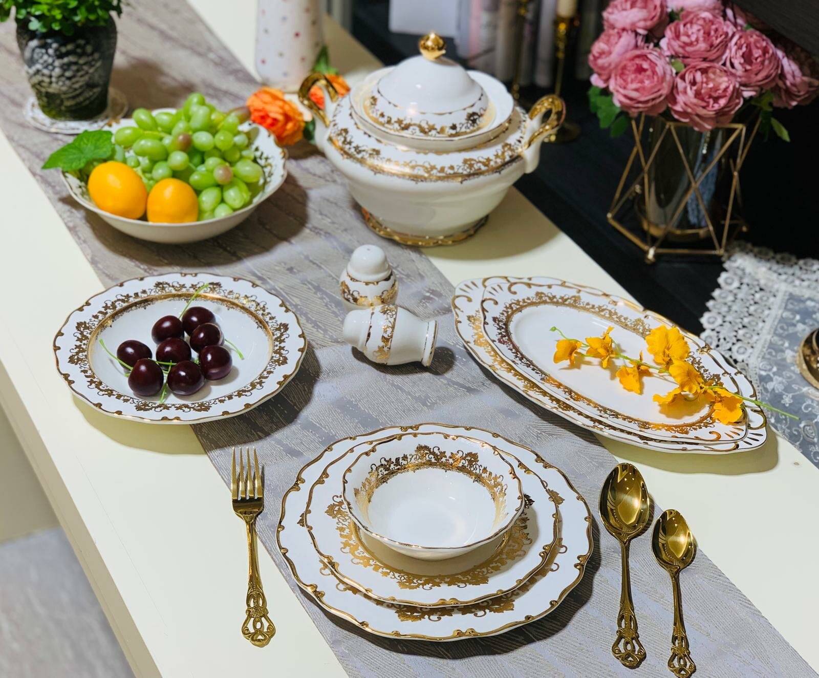 Buckingham 61 Parça 12 Kişilik Yemek Takımı