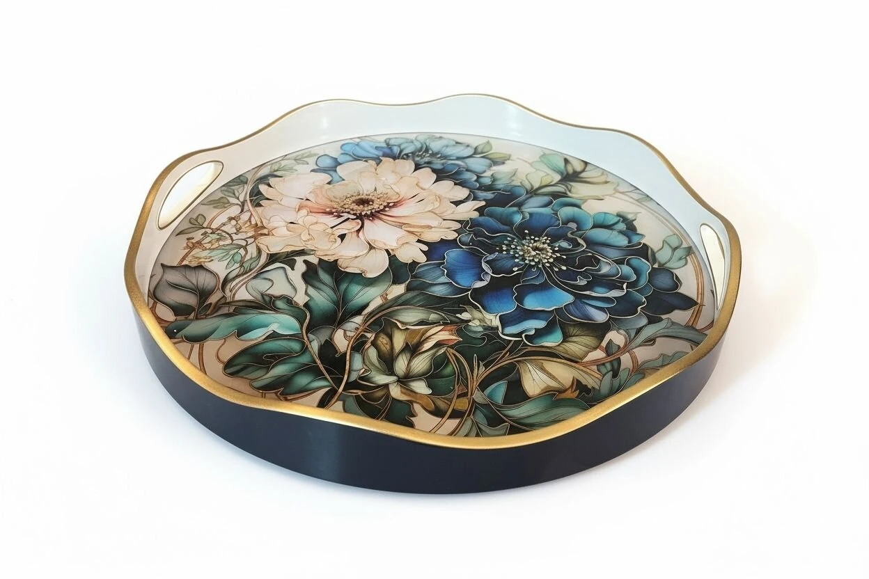 Yuvarlak Modern Tepsi 40*5 cm