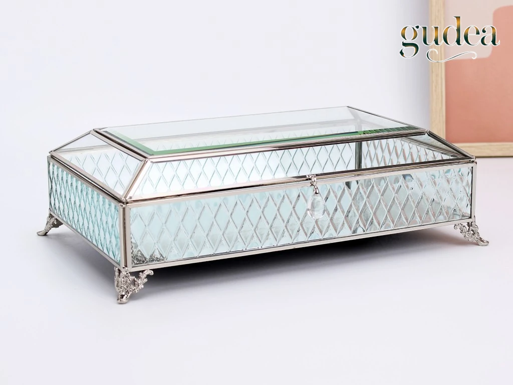 Kristal Cam Çikolatalık Sunumluk