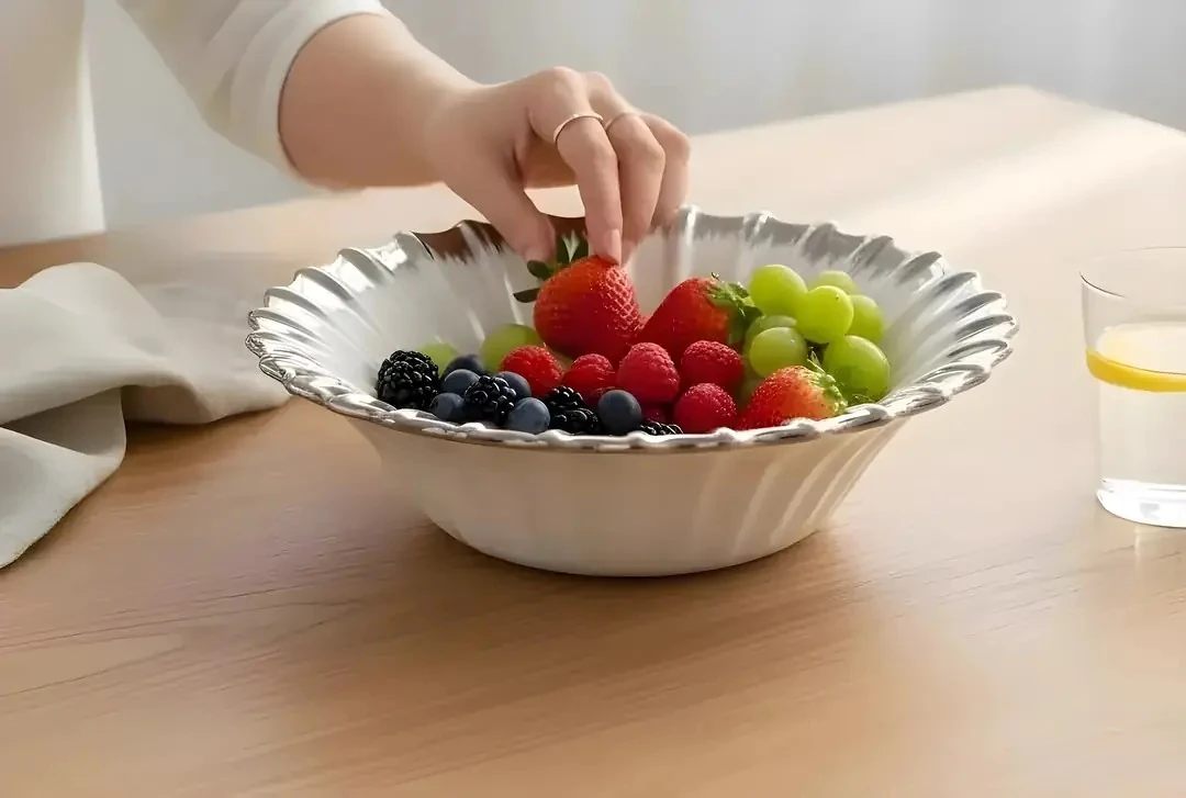 Line Silver Yuvarlak Salata Kase 26cm