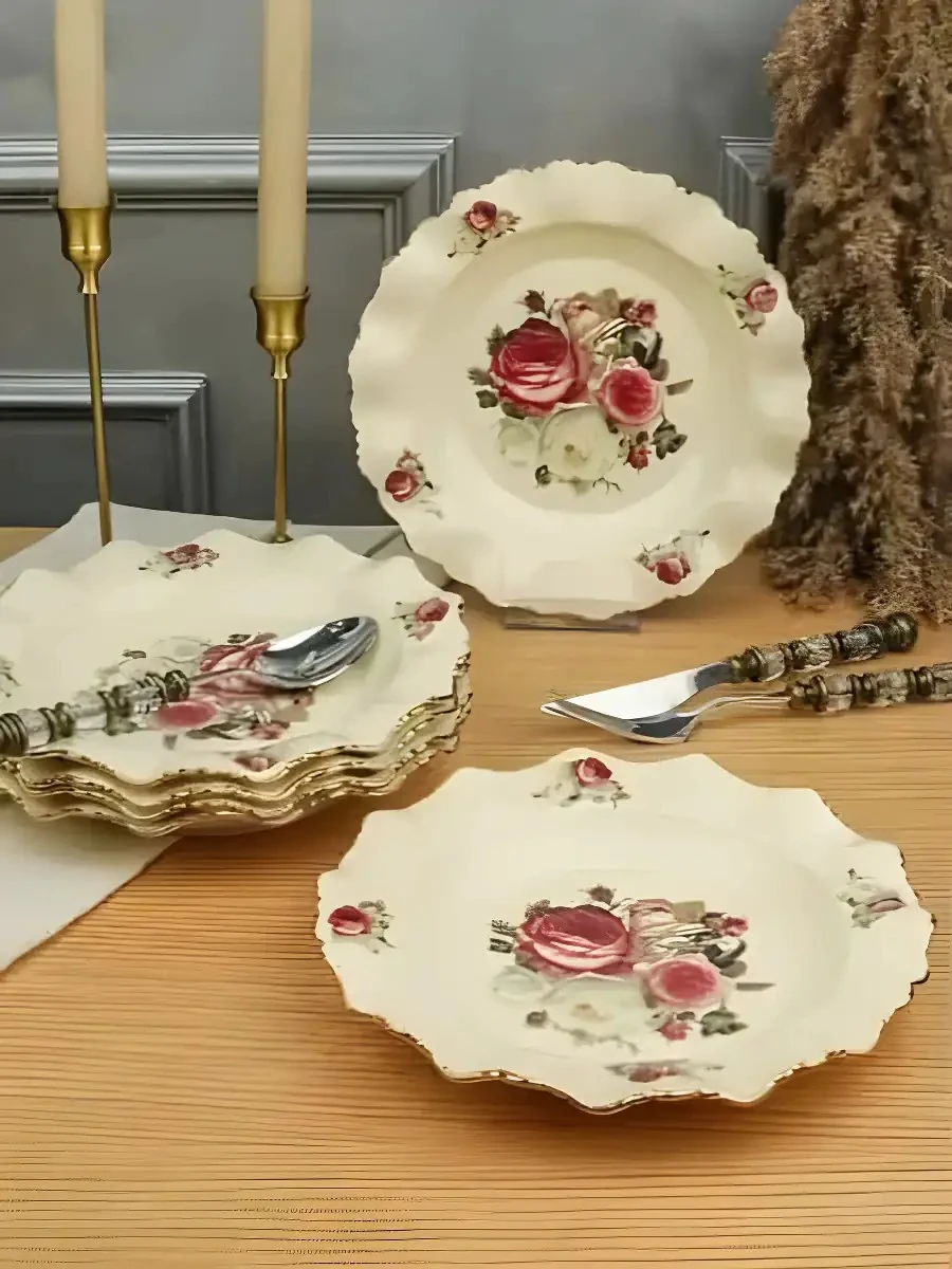 Rose 6'lı 23 cm Çukur Tabak