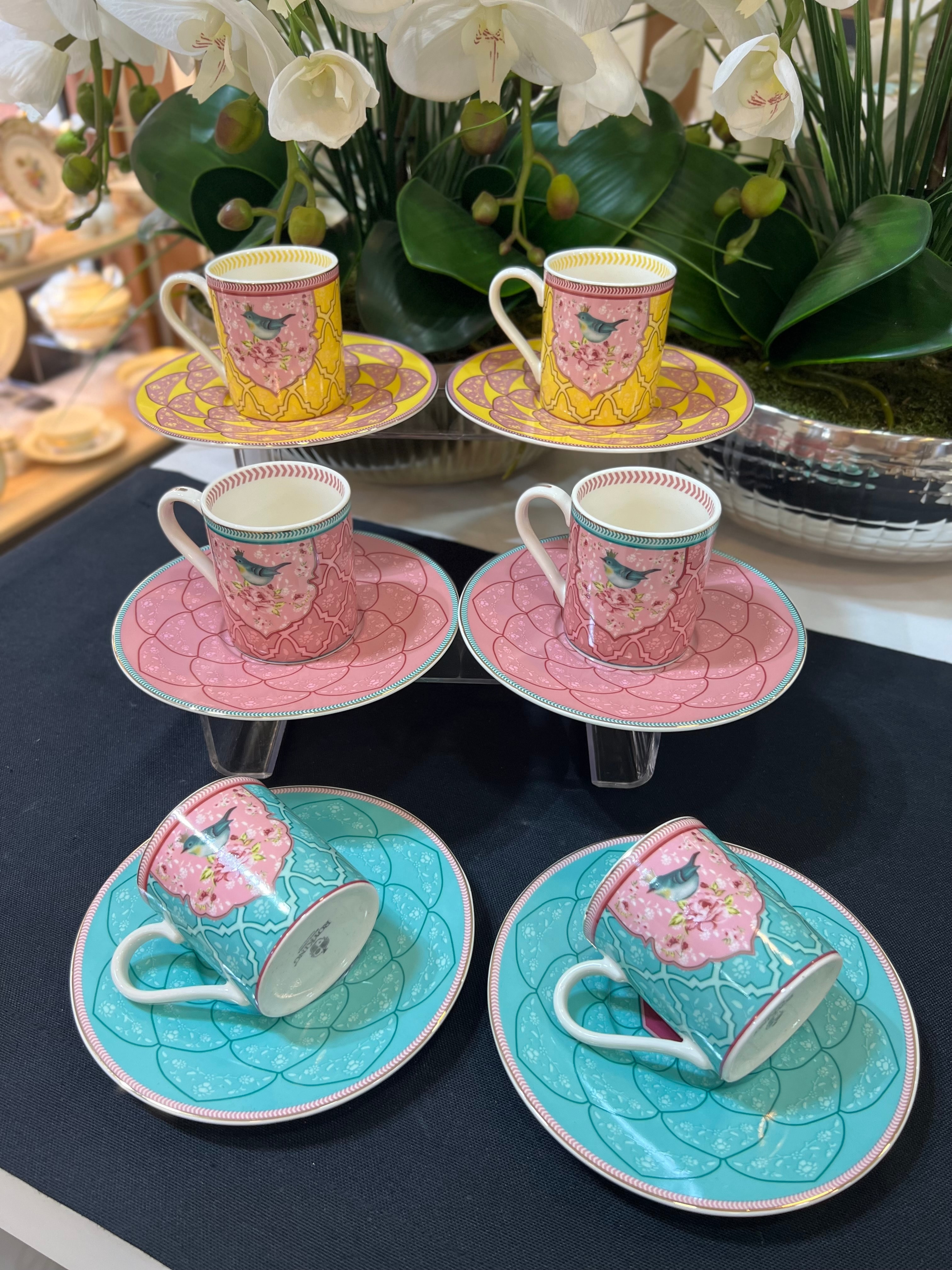 Bird Garden 6 Kişilik Kahve Fincan Takımı