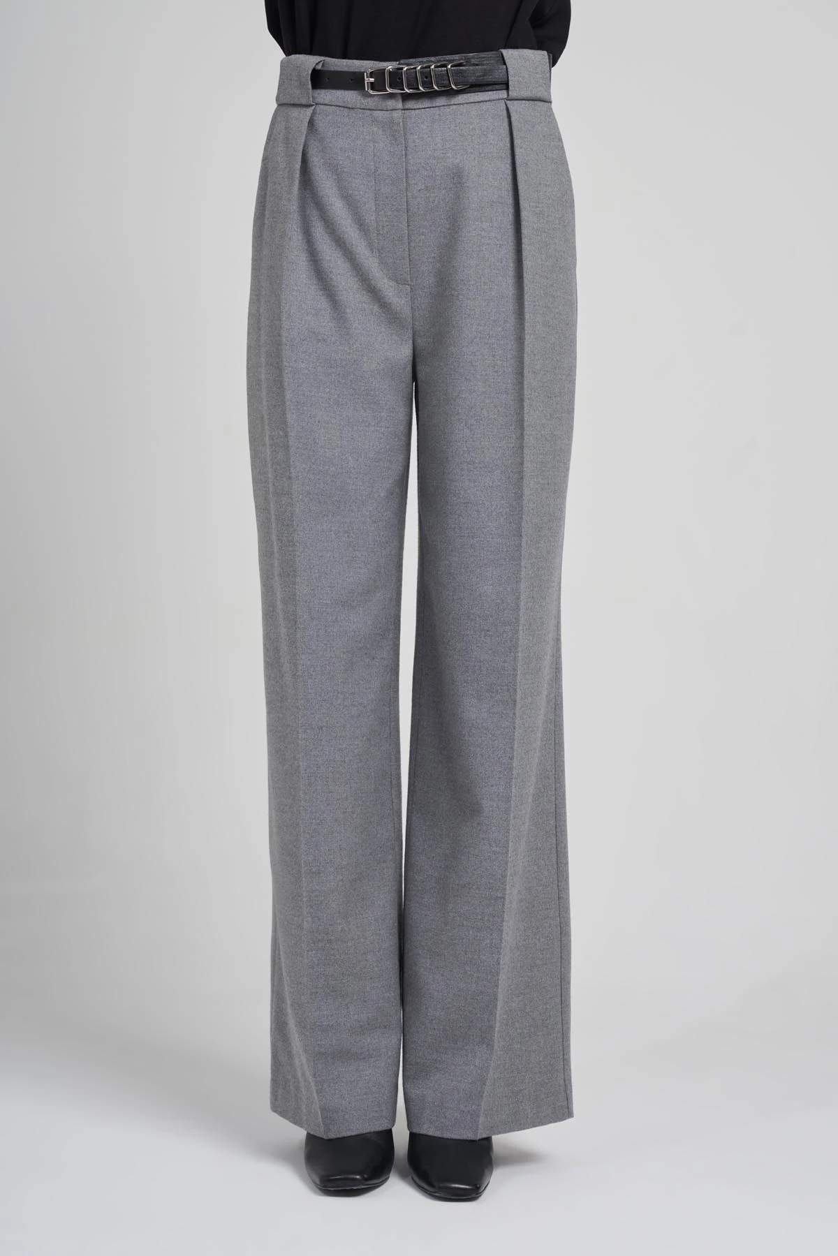 KEMER DETAYLI KLASİK KAŞE PANTOLON 