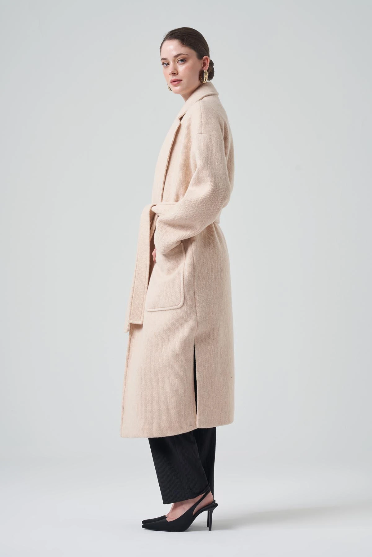 CEP DETAYLI CASUAL KABAN