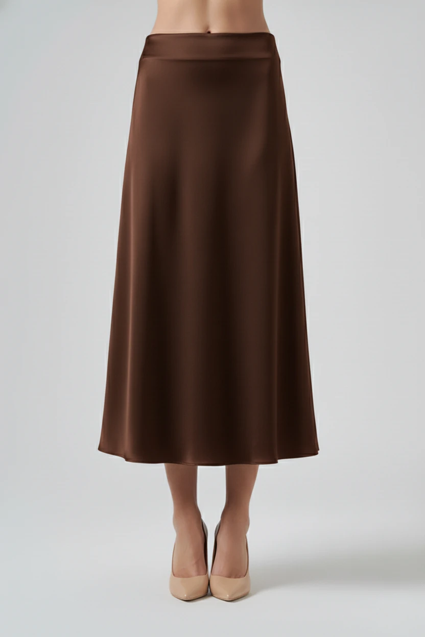 MAXİ BOY SATEN ETEK 