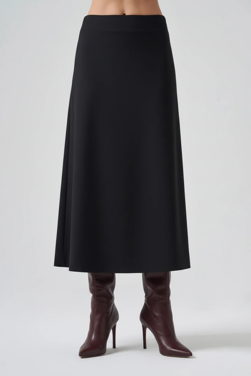 SÜET MAXİ BOY REGULAR ETEK 