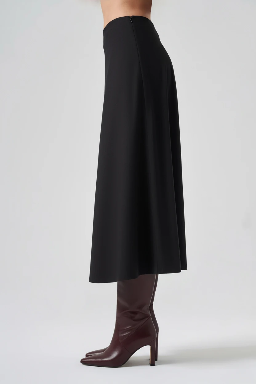 SÜET MAXİ BOY REGULAR ETEK 