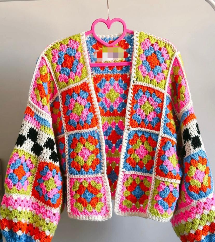 Dama Detay Örgü Hırka 