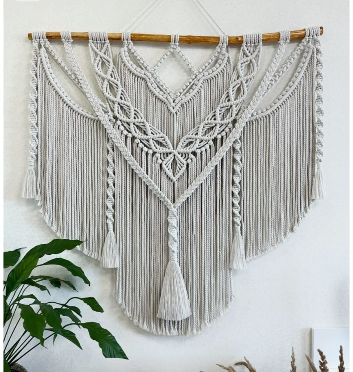 50 cm makrome duvar süsü 