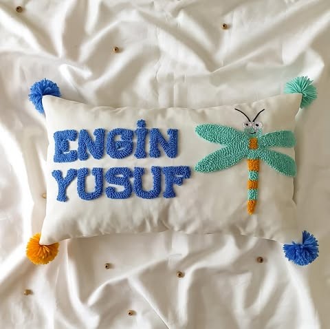 35x50 isme Özel Punch Yastık 