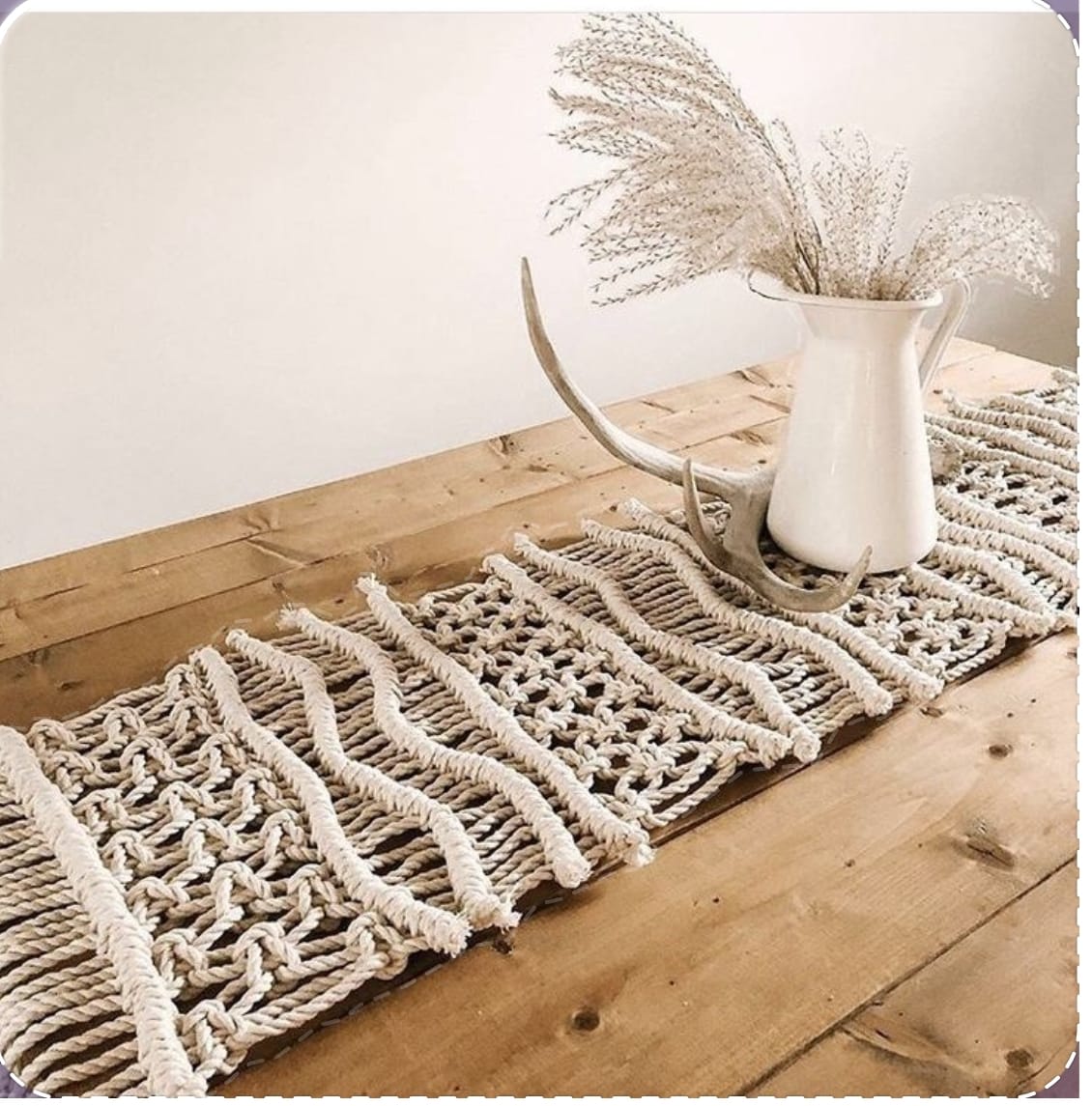 Makrome Masa Örtüsü 