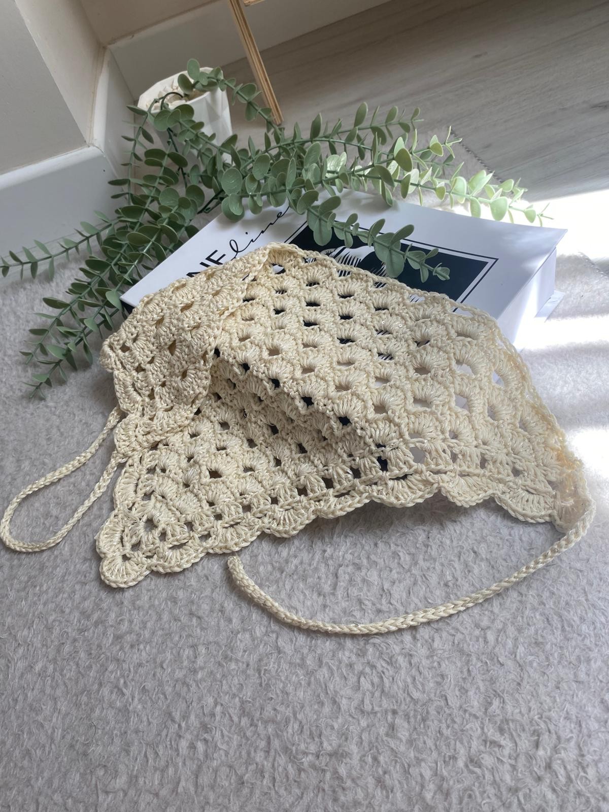 Simli El Yapımı Bandana 
