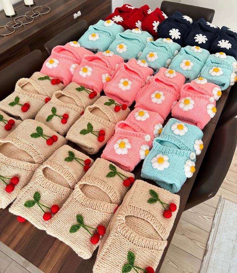 Motifli Çocuk Hırka 