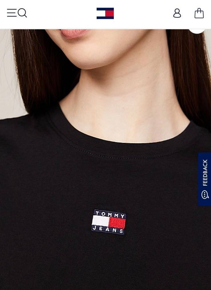 Kare logo siyah  kolsuz tişört
