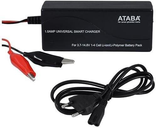 Ataba AT-371 3.7 Volt Li-Ion Piller İçin Şarj Cihazı - 3.7 - 14.8 Volt 1 Amper Şarj Cihazı