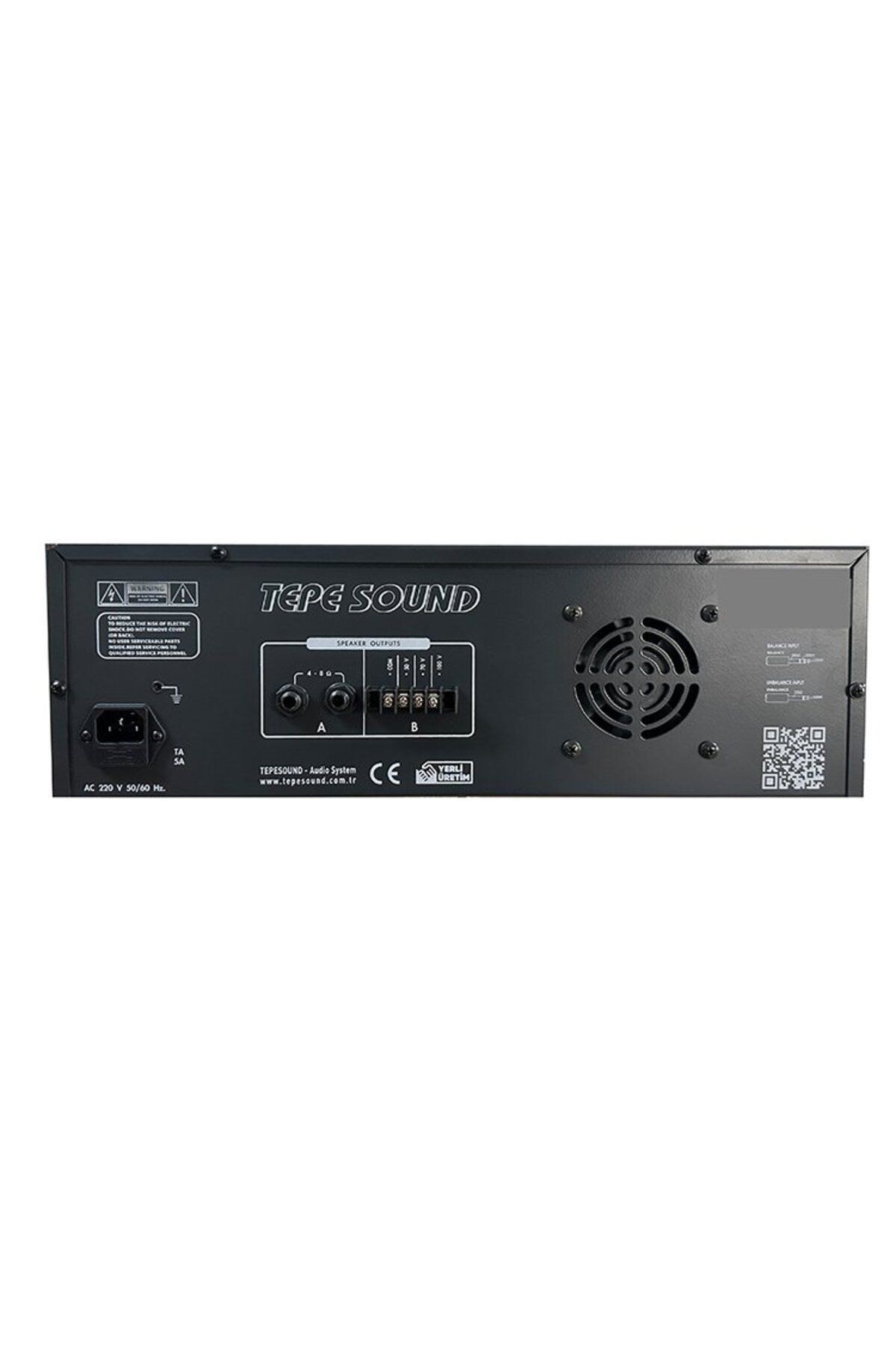 Tepe Sound Ottoman-400-T 400 Watt Reverb Echo Kulaklık Çıkışlı Phantomlu Trafolu Amfi